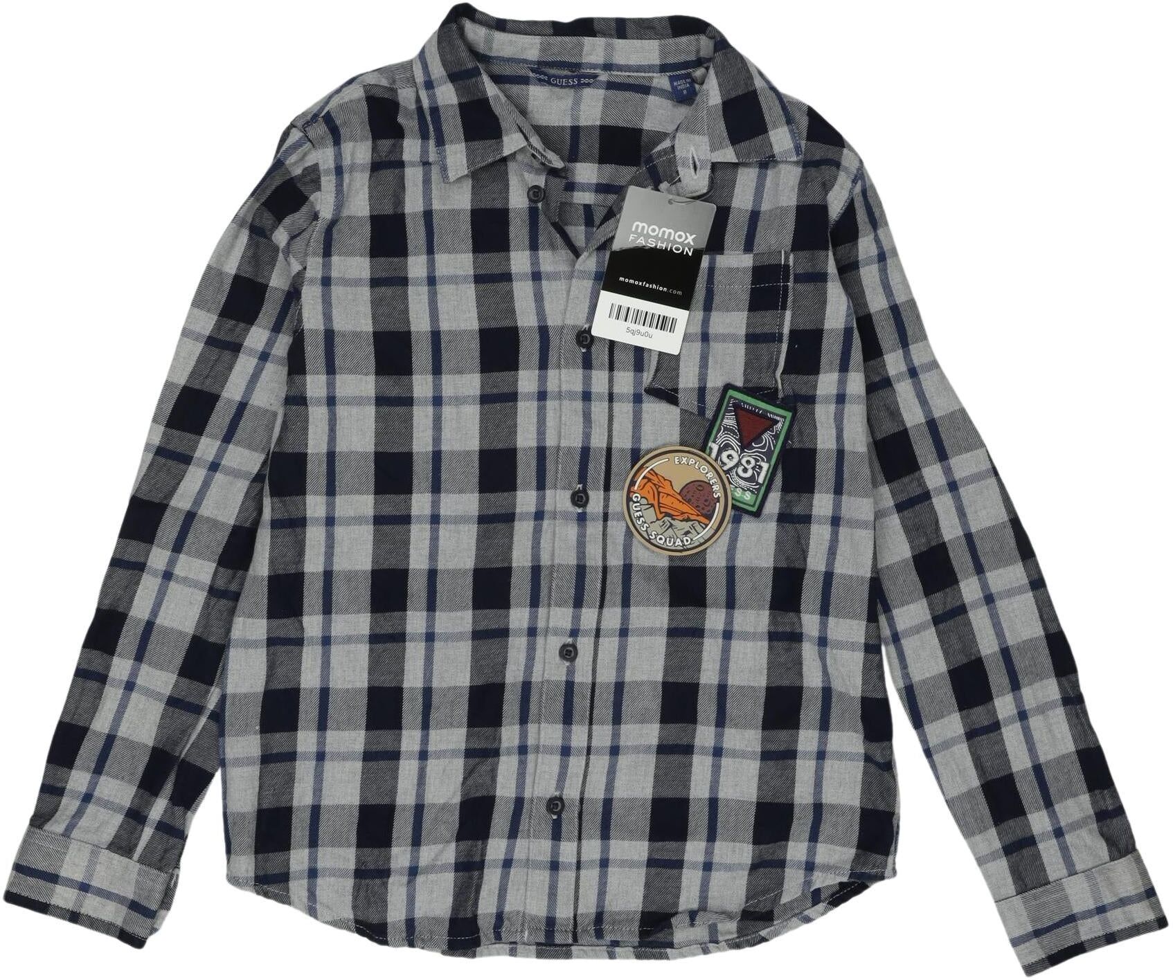 Guess Jungen Hemd, Mehrfarbig, Gr. EU 122 (US 8), Baumwolle - Second Hand