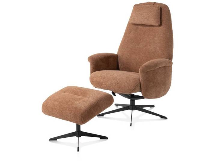XOOON Tonale Relaxsessel drehbar inkl. Hocker