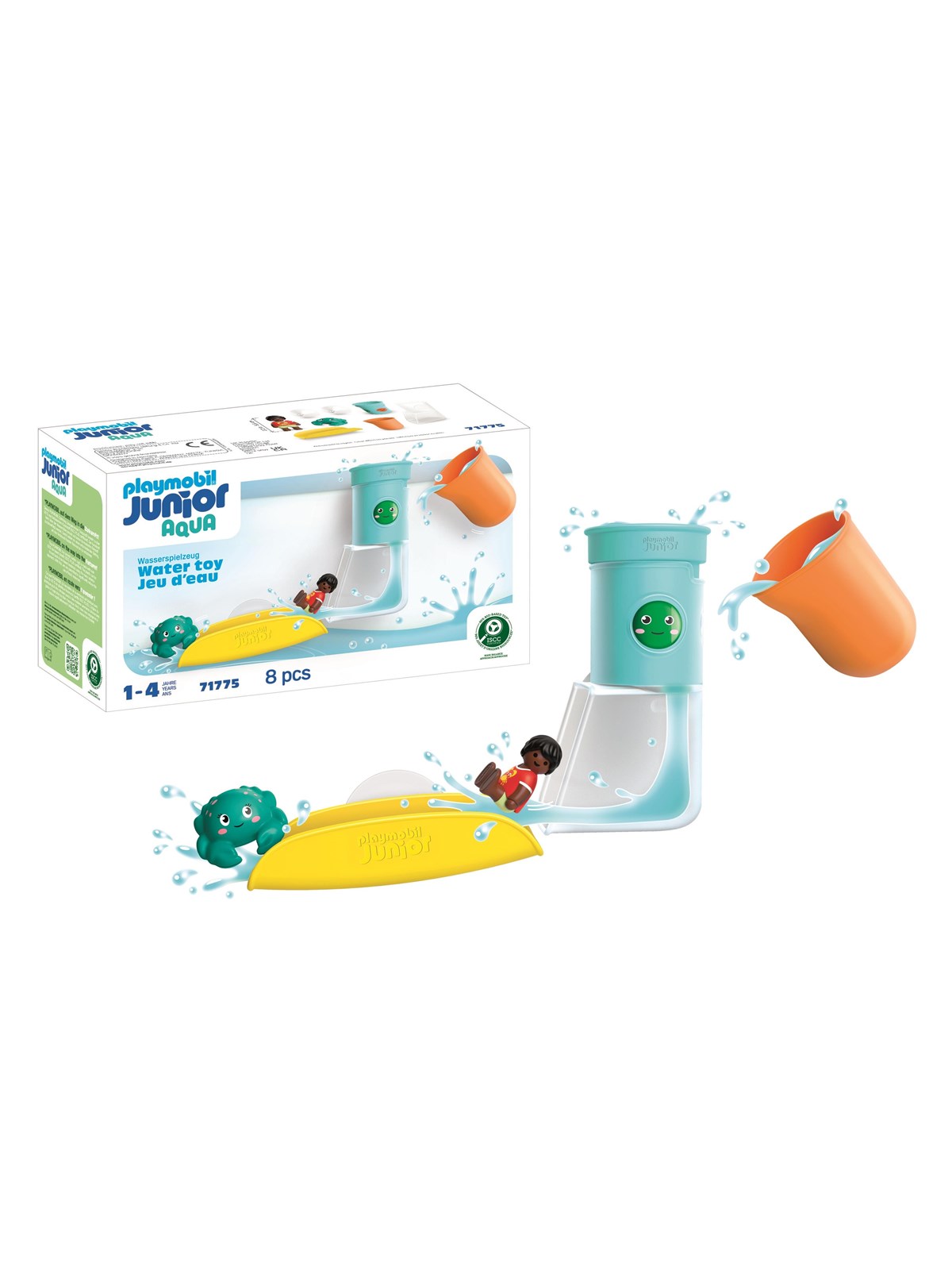 Playmobil Junior - Junior Aqua Pouring and Play Water Tank with Slide - 71775