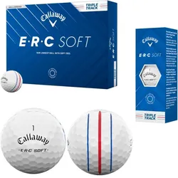 Callaway ERC Soft Triple Track Golfball 12er weiss