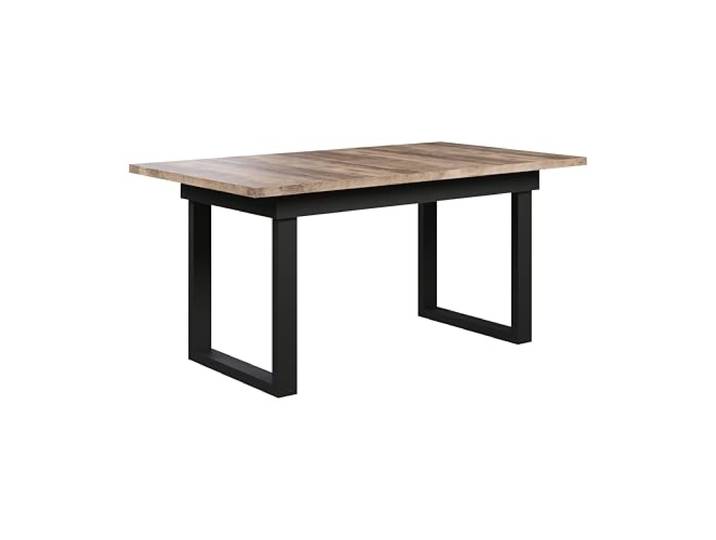 Esstisch UniversalSynchro Tischplatte Eiche Tabak ,Tisch · B 160 x H 76 cm 58 cm Metallfüße · Zarge aus Metall · Holzwerkstoff-Tischplatte