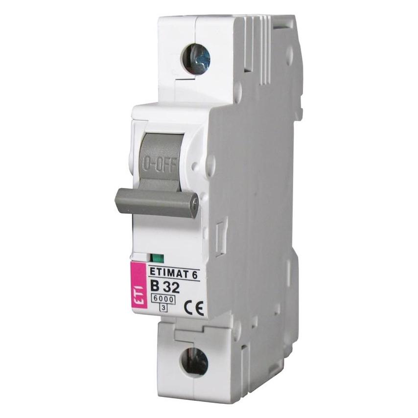 Eti Miniature circuit breaker ETIMAT 10, 1P, B, 10A, 10kA (002121714)
