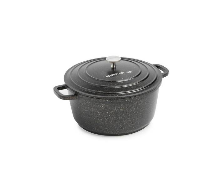 LuxusKollektion Bräter Bräter mit Deckel Induktion 20cm Schwarz