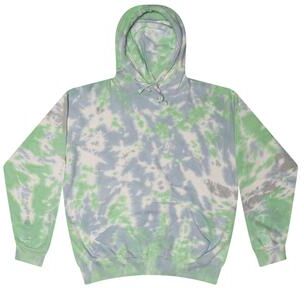 Tie-Dye CD877 d Hooded Sweatshirt in Slushy size 2XL   Cotton/Polyester Blend 8777, T8777