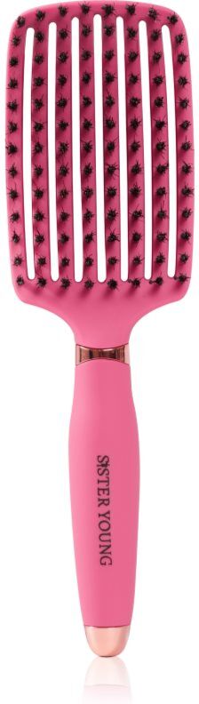 Sister Young OVIA brosse plate pour cheveux Fuchsia BV 1 pcs