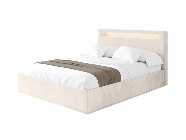 Polsterbett GOLA 140x200 cm Beige - Casablanca 2301
