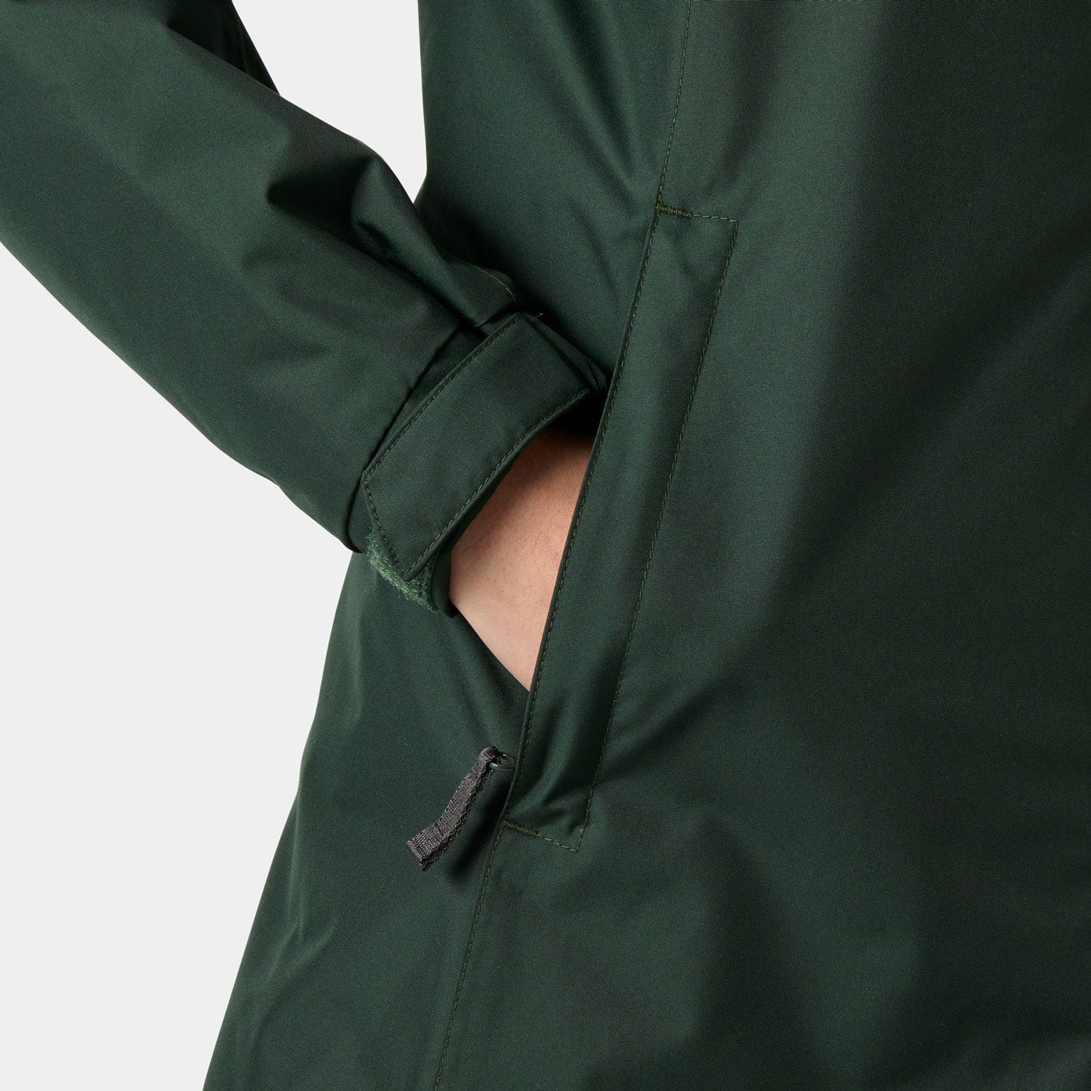 Helly Hansen Women's Long Belfast Winter Jacket - Green - S
