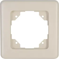 Kopp 303101075 EUROPA - Abdeckrahmen, 1-fach, Farbe: cremeweiß