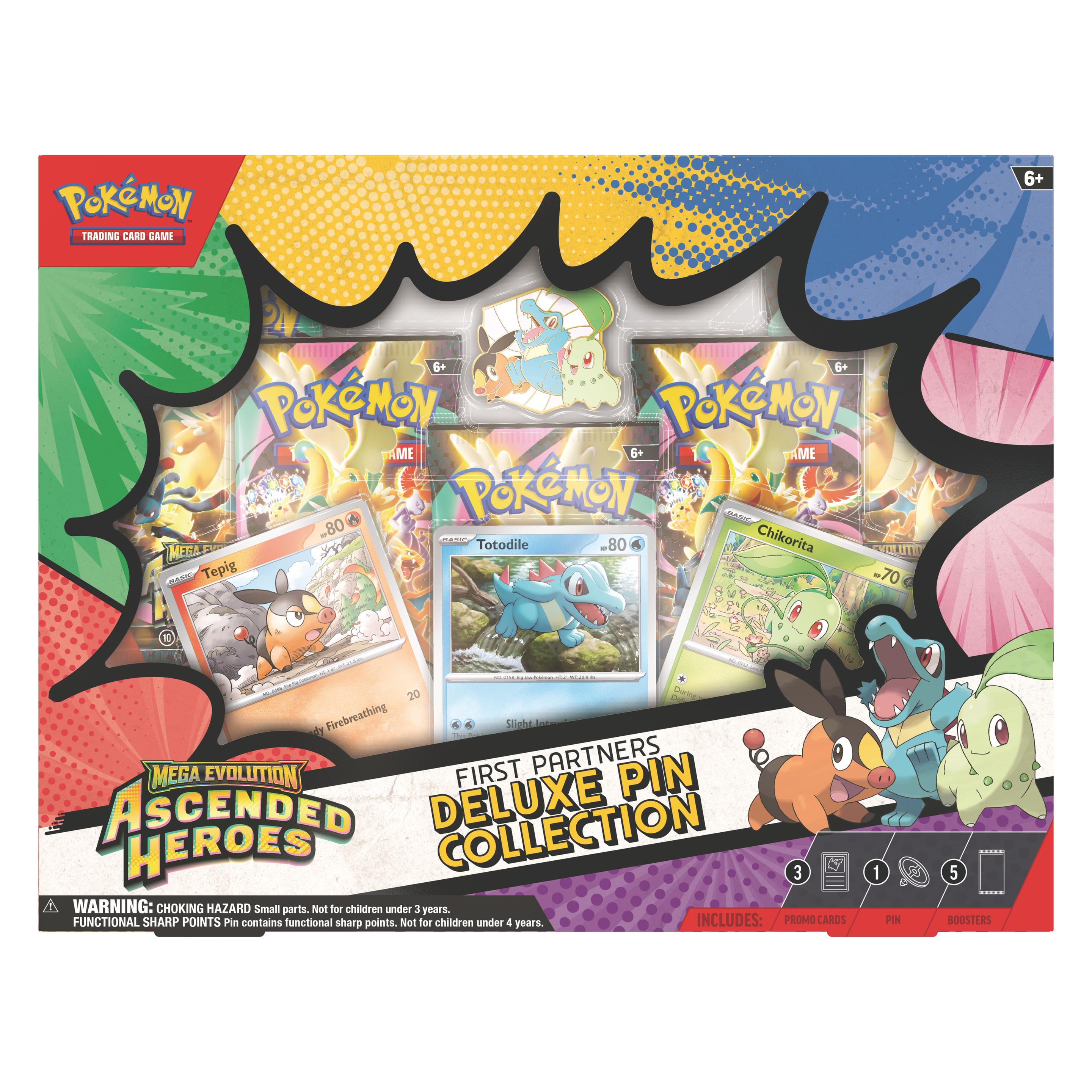 Pokémon ME02.5 First Partners Deluxe Pin Collection (Englisch, Box Set & Collection) (PCI10301-107)