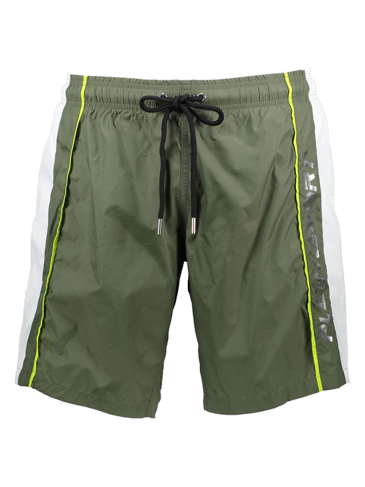 Plein Sport Badeshorts in Khaki - S