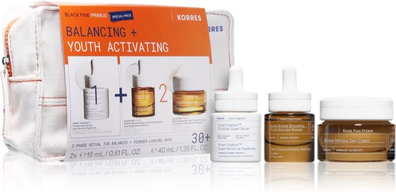 Korres Black Pine Primus Set coffret cadeau visage