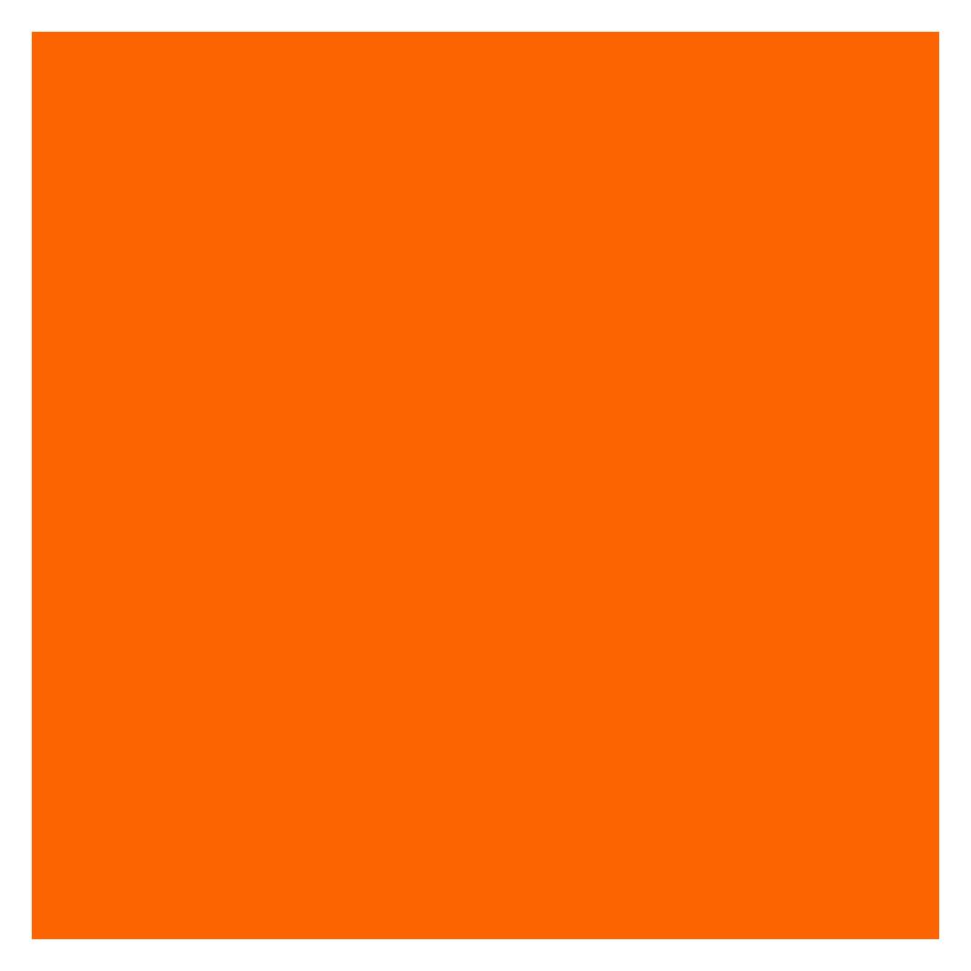 PlottiX Permanente Vinylfolie Rolle - 31,5cm x 1m Orange (PL0502003)