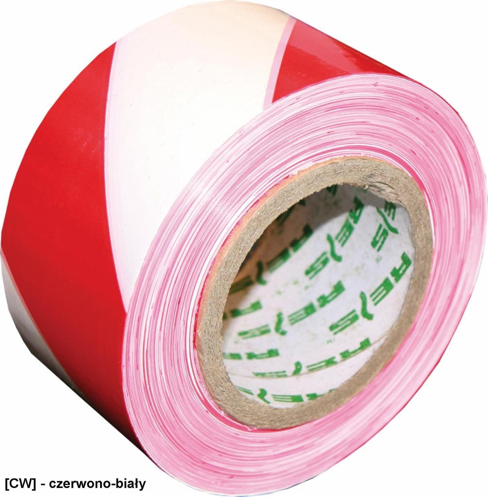 Reis Taso100-31S Veiligheidswaarschuwingstape, rood-wit, 100 meter