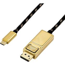 ROLINE GOLD USB-C - DisplayPort Adapterkabel, v1.2, ST/ST, 1 m 11.04.5848