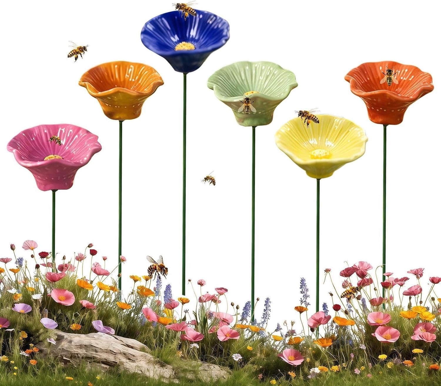 Keramische Bee Watering Station Bestuiver en Drinker