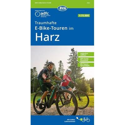 BVA ADFC Regionalkarte Traumhafte E-Bike-Touren im Harz 1:75.000, Sonstige von , KOMPASS Freytag & Berndt, 978-3-99154-650-4