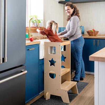 Guidecraft Jr. Classic Kitchen Helper Step Up