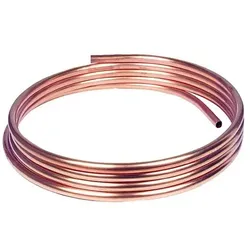 Kupferrohr 15 x 1,0 mm - blank, weich (Ring mit 10 m) - DVGW-geprüft