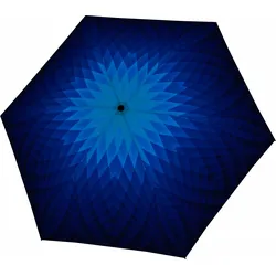 Carbonsteel Mini Regenschirm, blau