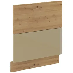 Frontblende für integrierten Geschirrspüler 60 cm Eiche Artisan Cappuccino Glanz