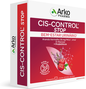 Arkopharma Suplemento Bem-Estar Urinário Cis-Control 15 saquetas