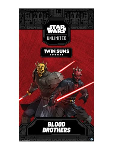 Asmodee Star Wars Unlimited TCG Blood Brothers Maul en Savage Opress Twin Suns Deck met 80 kaarten
