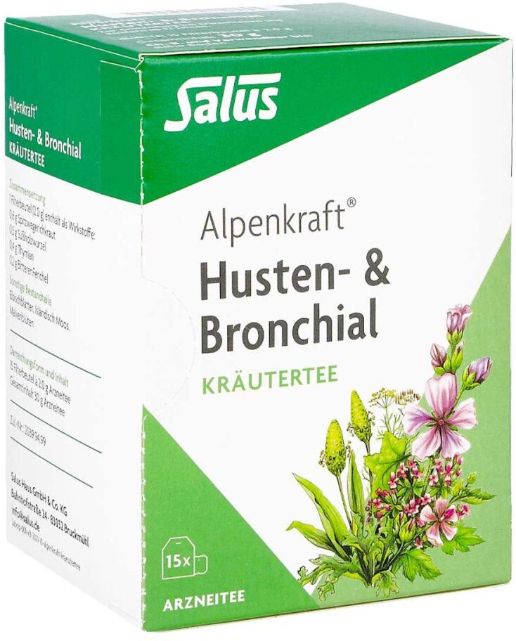 Alpenkraft Husten- & Bronchial Kräutertee Salus 15stk