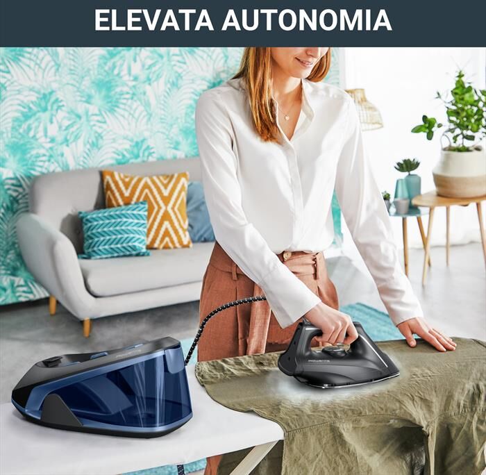 Rowenta Sistema Stirante Easy Steam Vr5121-nero/blu