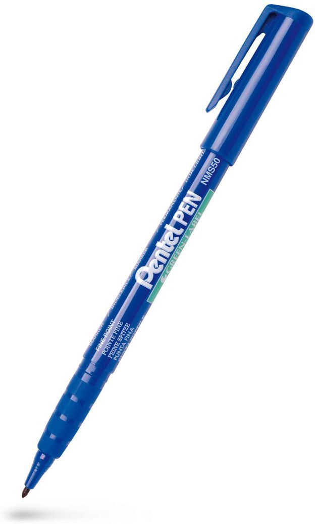 PENTEL Märkpenna perm. fine blå