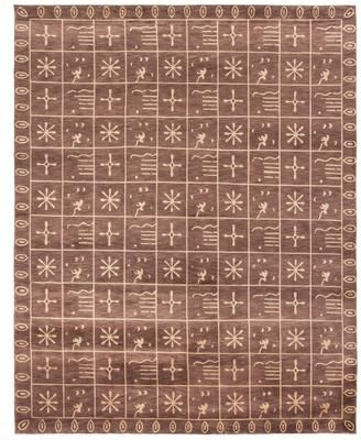 SAFAVIEH Couture Hand-knotted Tibetan Cabiria Modern Wool Rug
