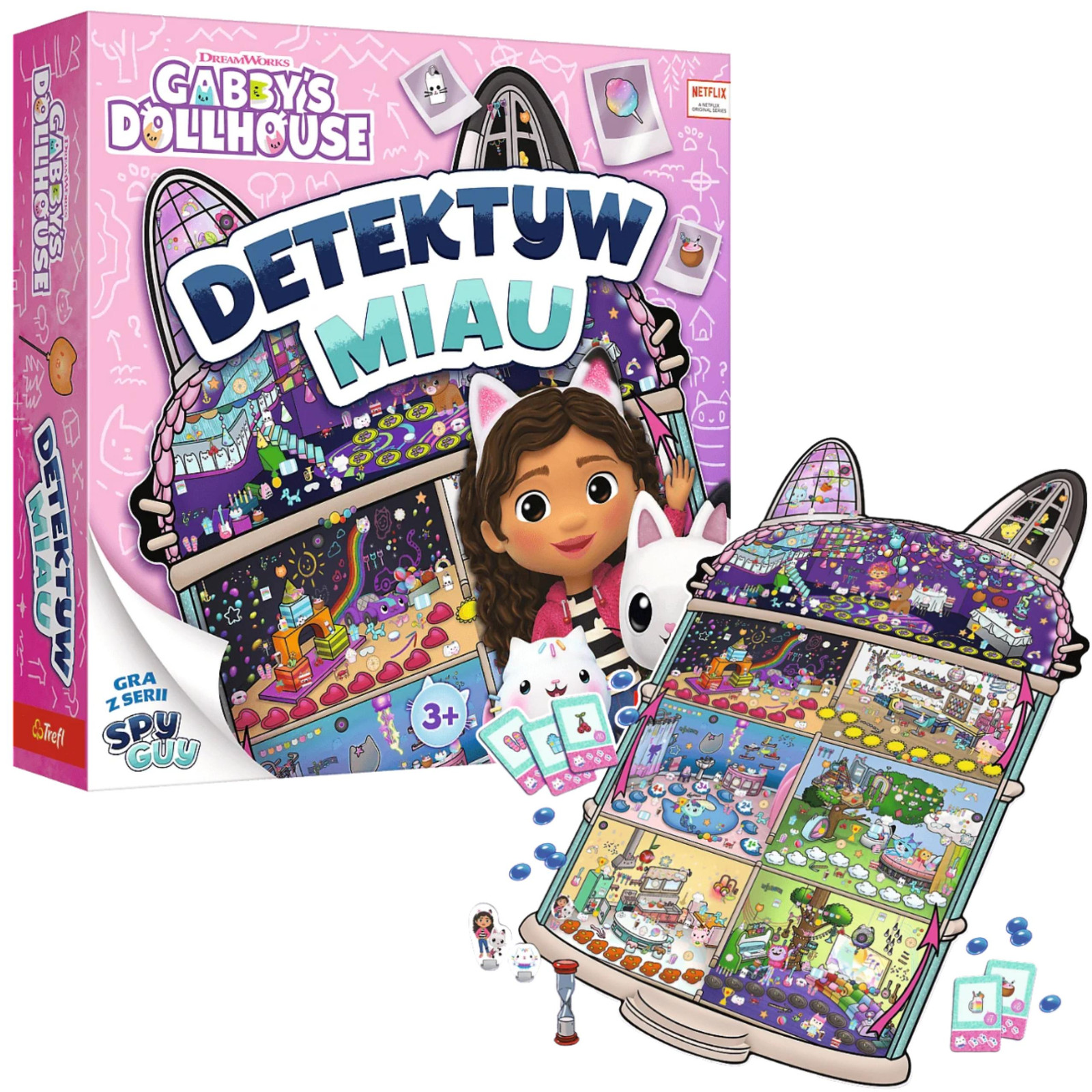 Trefl Gry Detective Miauw Spel 02695
