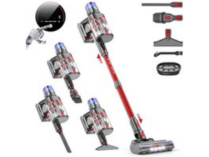 Aspirateur Balai Sans Fil - ETHNICS ORIGINS - V15 Pro Max - 600W - 48000Pa - Autonomie 70Min