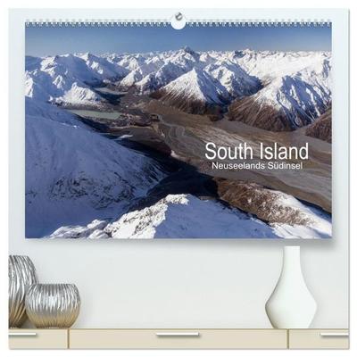 South Island - Neuseelands Südinsel (hochwertiger Premium Wandkalender 2027 DIN A2 quer), Kunstdruck in Hochglanz