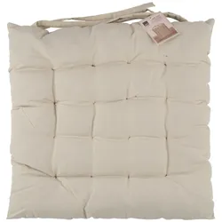 Arti Casa, Sitzkissen, Garten Stuhlkissen Beige 40x40x6cm (38 x 38 cm)