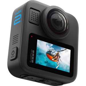 GoPro MAX2 Action-Cam, wasserdicht bis 5 m, 8K/30fps, 29MP, 360° Ultraweitwinkel, WLAN, Bluetooth