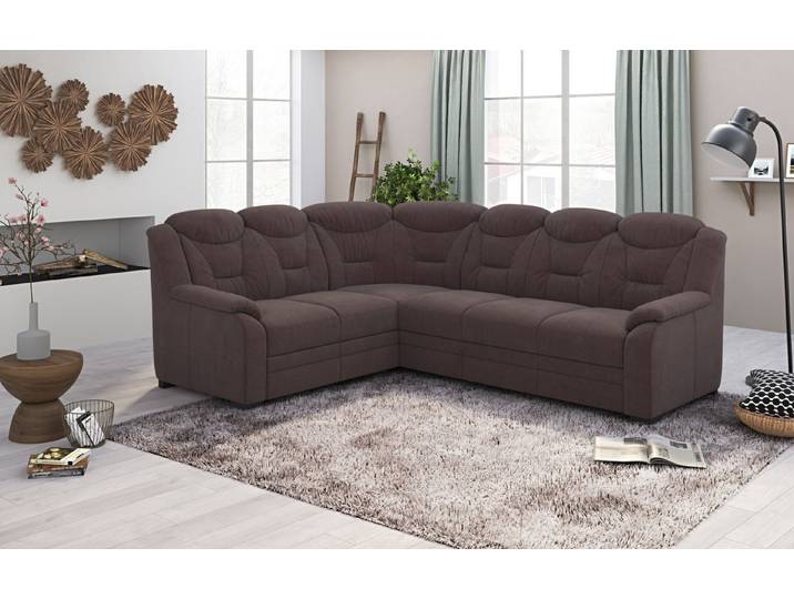 COTTA Ecksofa Marcus, mit Schlaffunktion und Bettkasten, wasserabweisendes Chenille-Gewebe