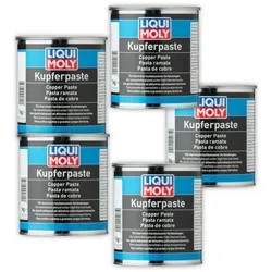 5x Bremsenpaste LIQUI MOLY 4061 Kupferpaste Kupfer-Paste Montage Bremse Fett 1Kg