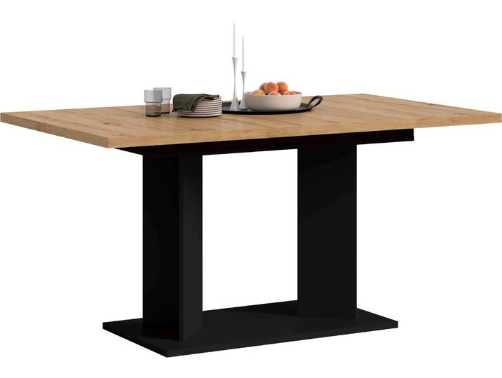MID.YOU Esstisch GUSTAV, schwarz, Holznachbildung