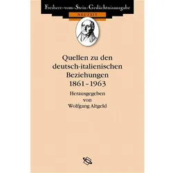 Quellen zu d.dtsch.-italien.Beziehungen, Fachbücher