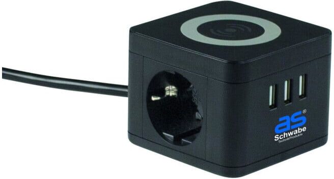 as-Schwabe Bloc multiprises, 2 prises, IP 20 ; as - Schwabe (18220)