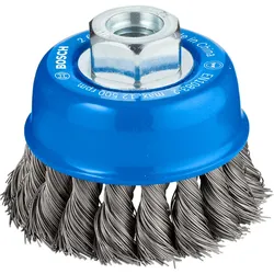 Bosch PRO Topfbürste, Stahl, gezopfter Draht, M14 - 2608622099