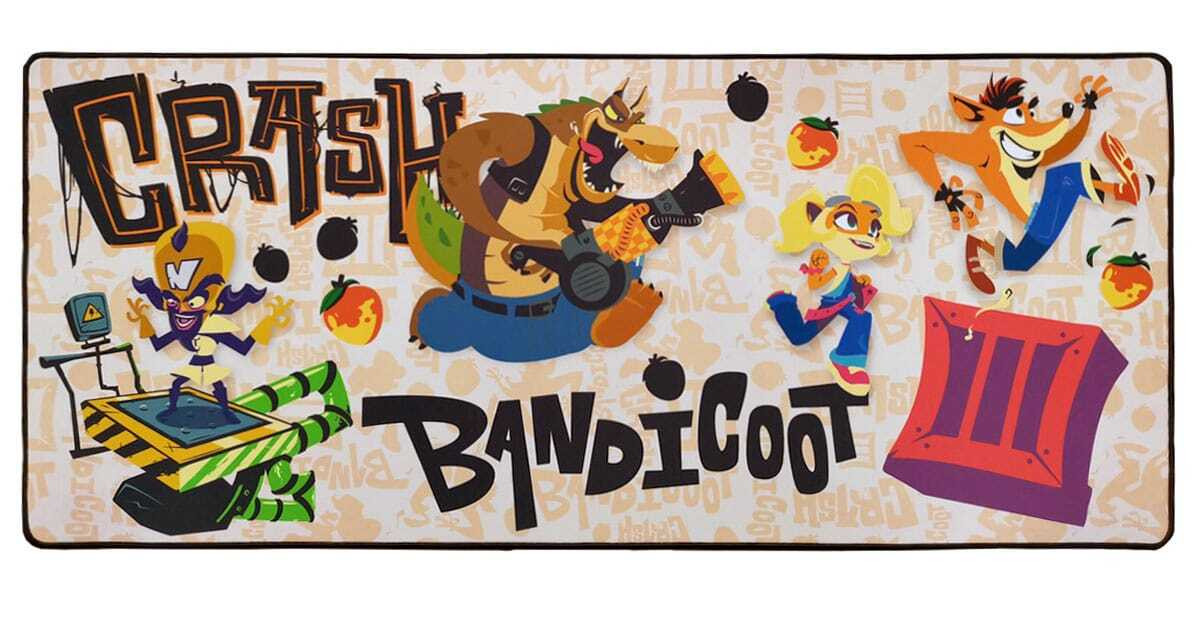DEVplus Crash Bandicoot XXL muismat met illustratie