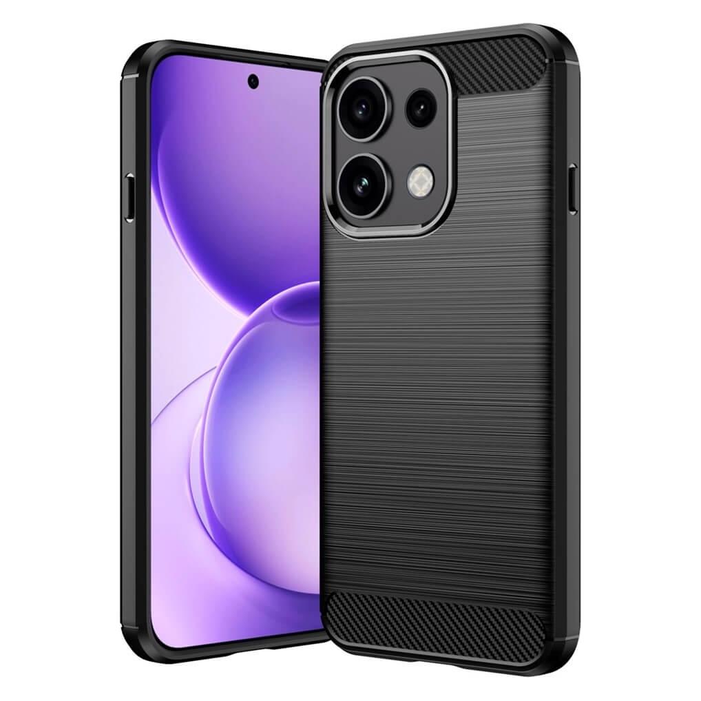 Cover-Discount OPPO Reno16 F / OPPO Reno16 FS - Metall Carbon Look Hülle (Oppo Reno 16 F, Oppo Reno 16 FS) (76686572)