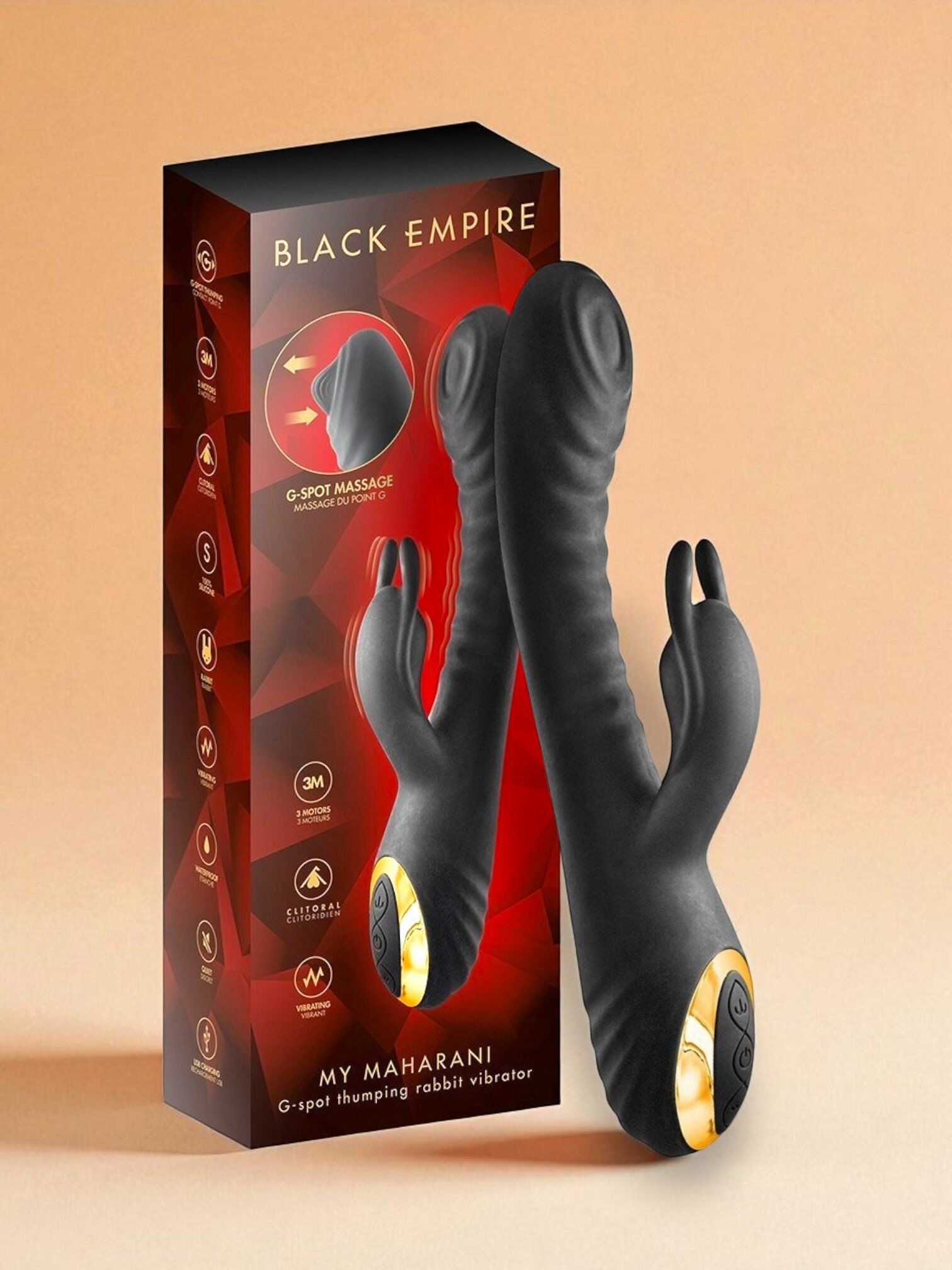 Black Empire Vibro Rabbit My Maharani
