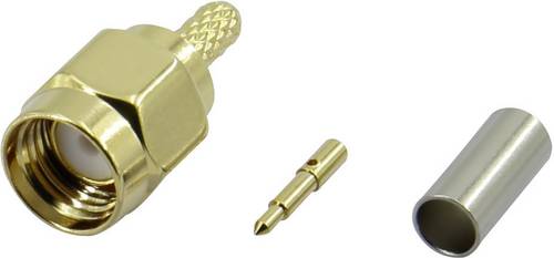 TRU COMPONENTS SMA-JC-RG174-2 1372246 SMA-Steckverbinder Stecker, gerade 50Ω