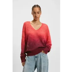 BOSS für Damen. 50545879 Frigioni Hemd rot (XL), Lässig, Synthetisch