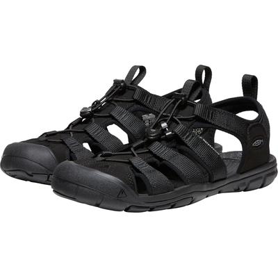 Sandale KEEN "CLEARWATER CNX", Herren, Gr. 45, schwarz (triple schwarz), Synthetik, Schuhe Sandale