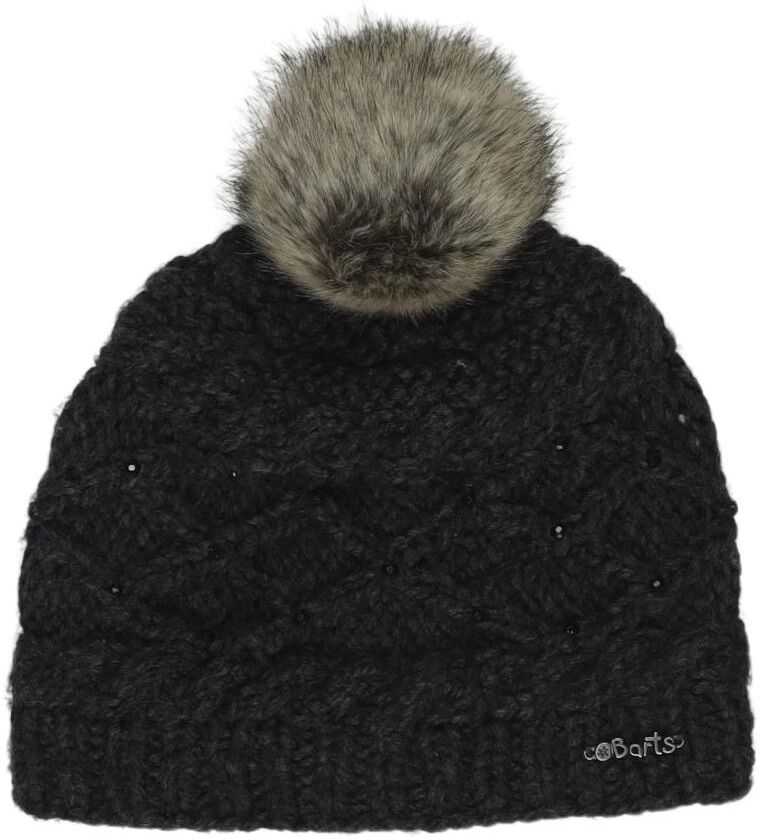 Barts Damen Hut oder Mütze, Grau, Gr. EU 52, Synthetik - Second Hand