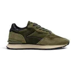 HOFF für Herren. 22602411 City Leder Sneakers grün (45), Wohnung, Wildleder, Schnürsenkel, Lässig