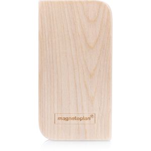 Magnetoplan Tafelwischer Wood Series, magnetisch, mit wechselbarem Löschfilz, aus Holz, braun